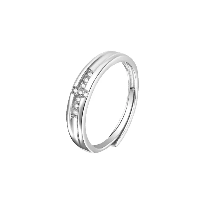 FBRUE 925 Sterling Silver Rings Unisex-5