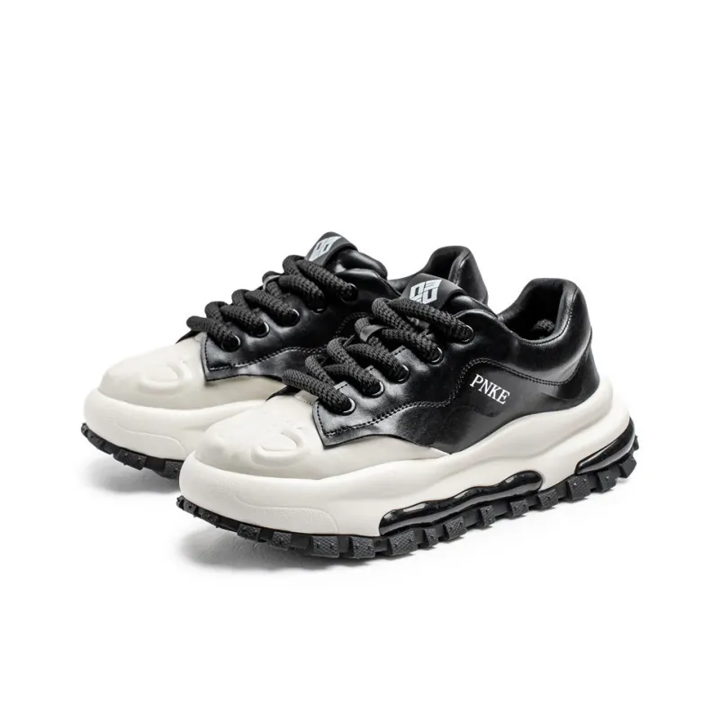 PNKE Anti Slip And Wear Resistant Height Increasing Low Top Chunky Sneakers Men's-8