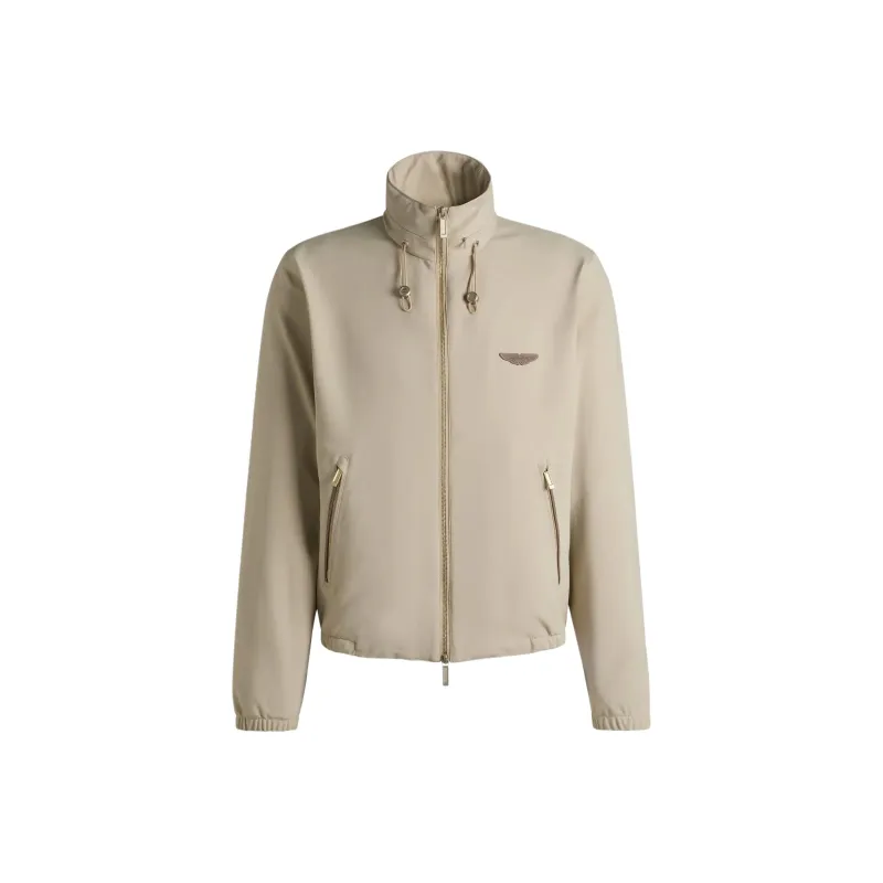 HUGO BOSS X Aston Martin Logo appliqué Bomber Jacket-0