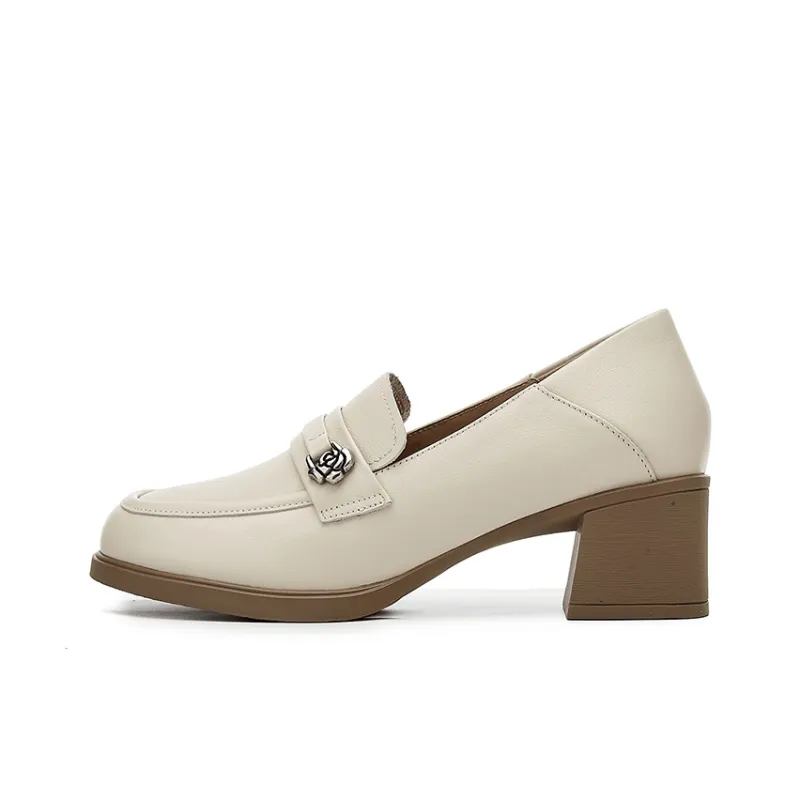 Rich Birds Chunky Heel High Heels Women's-5