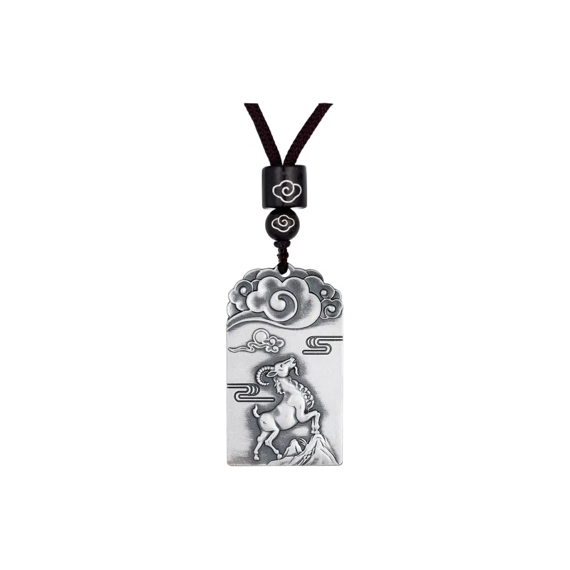 Yu Yin 999 Fine Silver Pendants Unisex-35