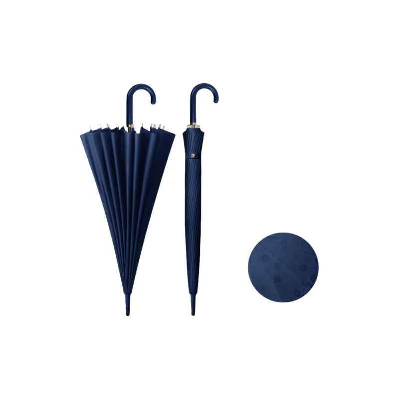 Love The Rain 24 Rib Open In The Rain, Good Looking Straight Handle Curved Hook Umbrella, Multicolor, Umbrella-0