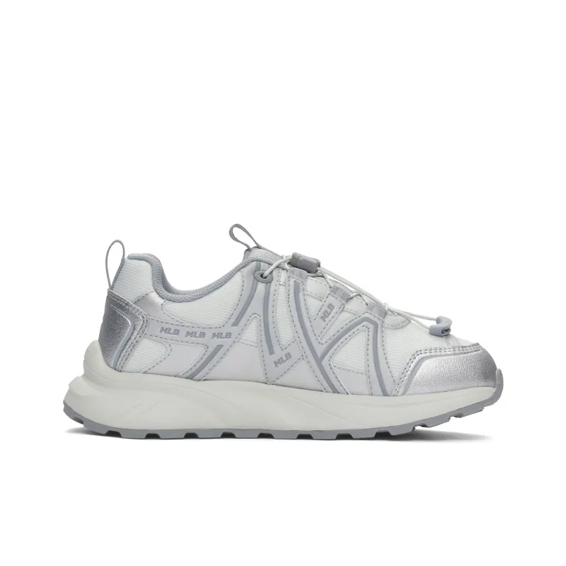MLB New York Yankees Anti-Slip Wear-Resistant Low-Top Chunky Sneakers Unisex Gray-1