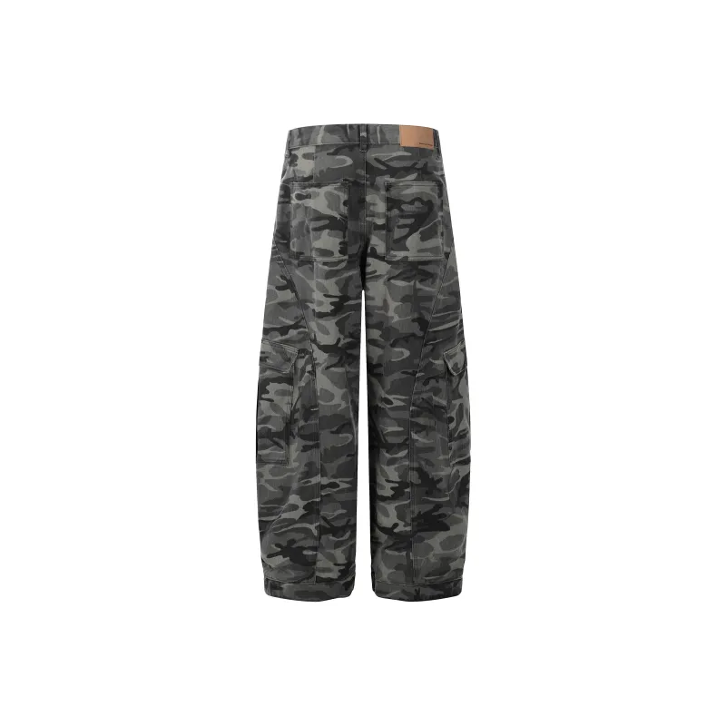 WELTER EXPERIMENT Cargo Pants Unisex Army Green Tone-2