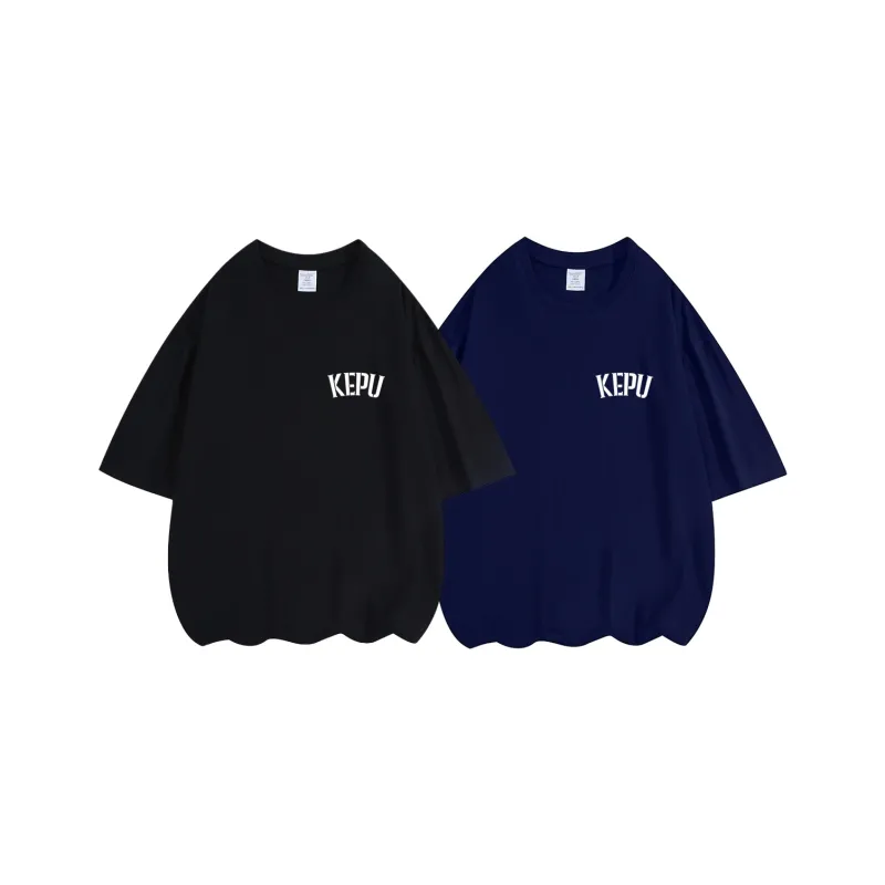 Kepu T Shirt Unisex 2 Pack 2 Pack White+White-12