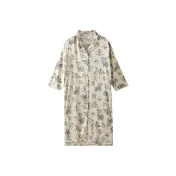 BONAS Nightgown Women's Graffiti Rabbit