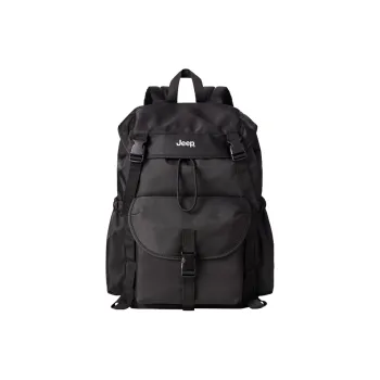 Jeep Fabric Travel Backpack Regular Unisex Zi Chan Black/White Cap Gray/Forest Earth Brown/Ice Coffee/Dust Orange