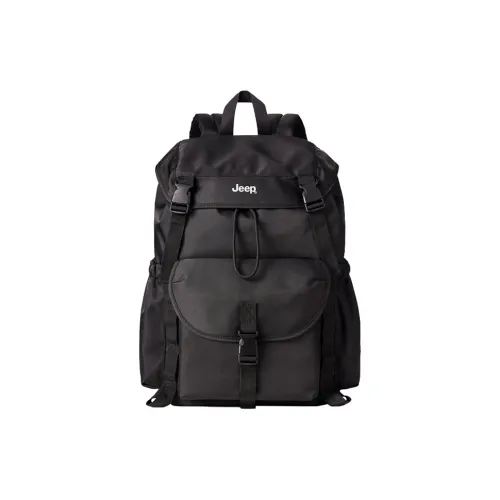 Jeep Fabric Travel Backpack Regular Unisex Zi Chan Black/White Cap Gray/Forest Earth Brown/Ice Coffee/Dust Orange