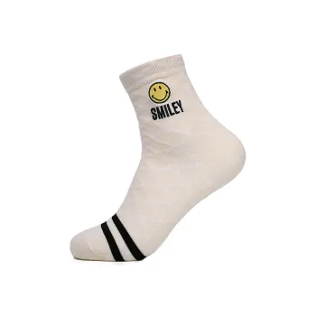 SMILEY Mid Calf Socks Unisex Combo Set