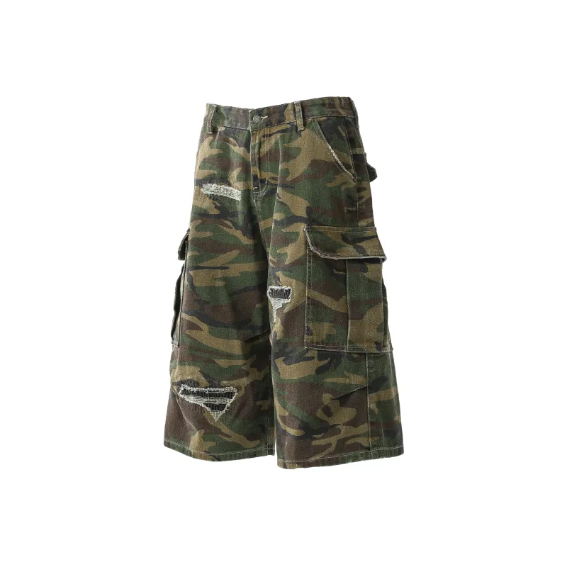 PANDA ADEVIL Cargo Shorts Men's Camouflage-1