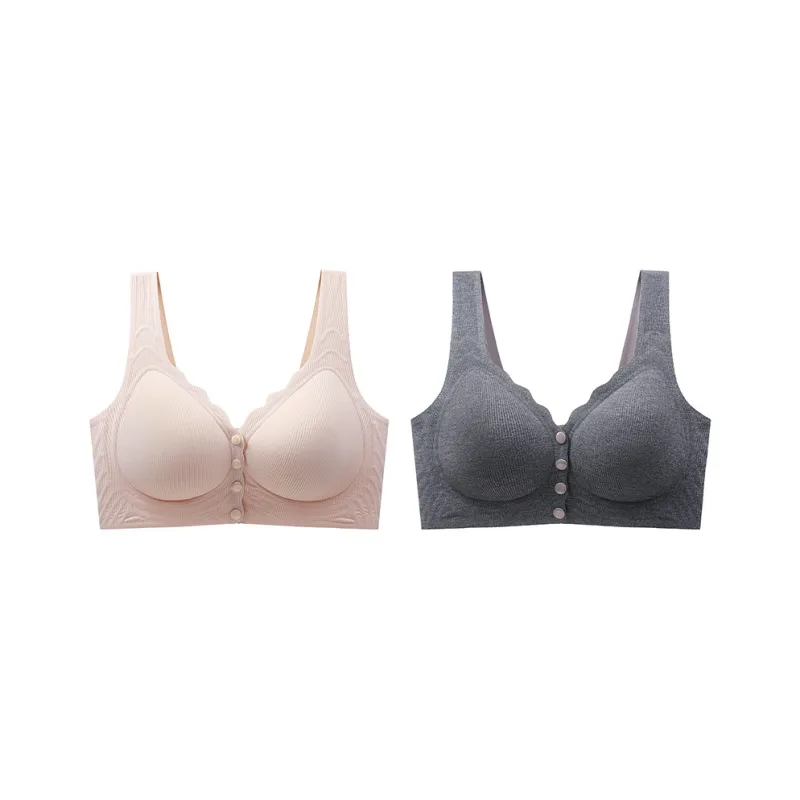 2323 Bra Women's 2 Pack Tea Gray-2