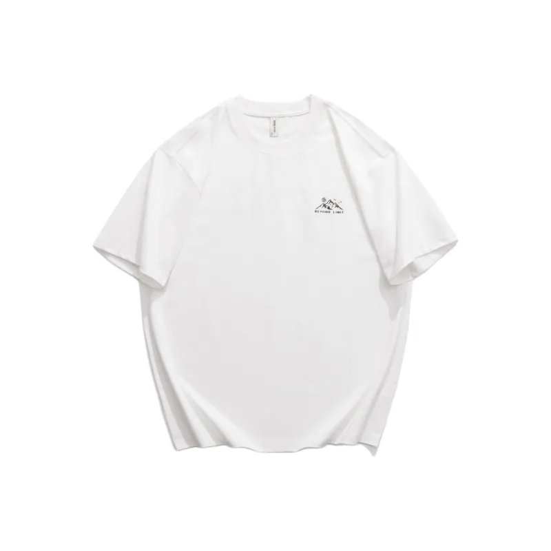 WOOD SOON Summer Sports Crew Neck Basic T Shirt Unisex-10