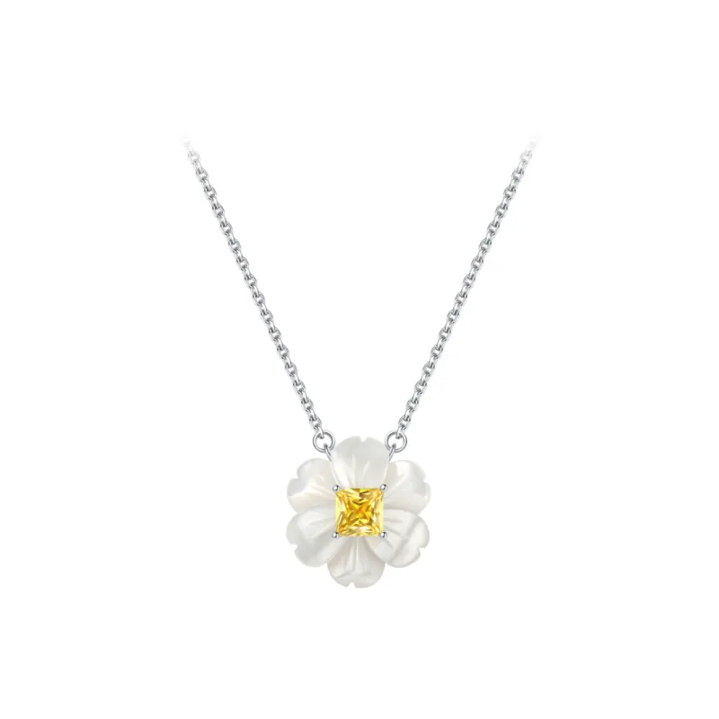 BABYBEI Mother Of Pearl Necklaces Women's-0