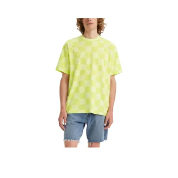 Levis T-Shirts Men Yellow Green