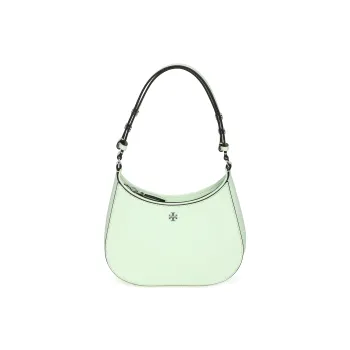 TORY BURCH Emerson Textured Cow Leather Handbag Small Size Women's Light Mint Green