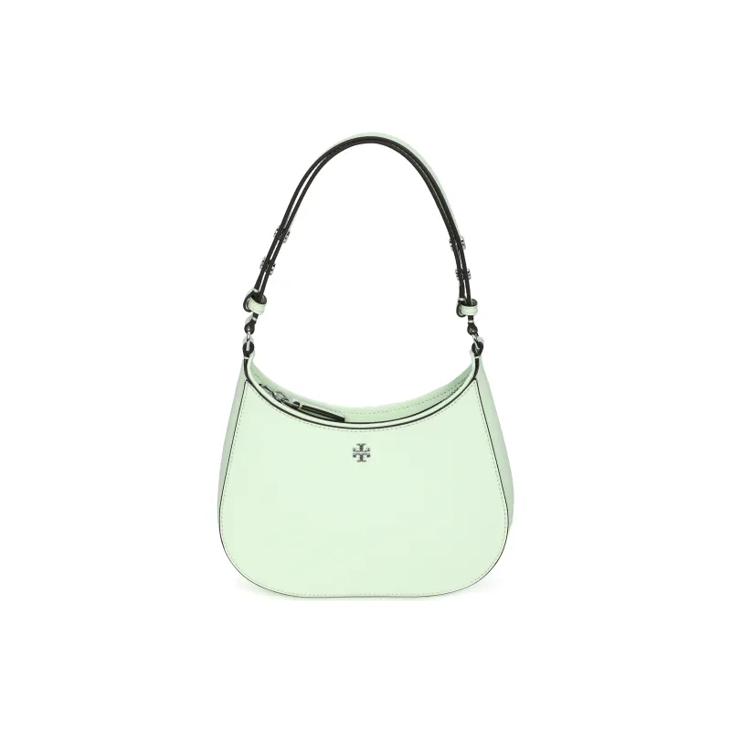 TORY BURCH Emerson Textured Cow Leather Handbag Small Size Women's Light Mint Green-0