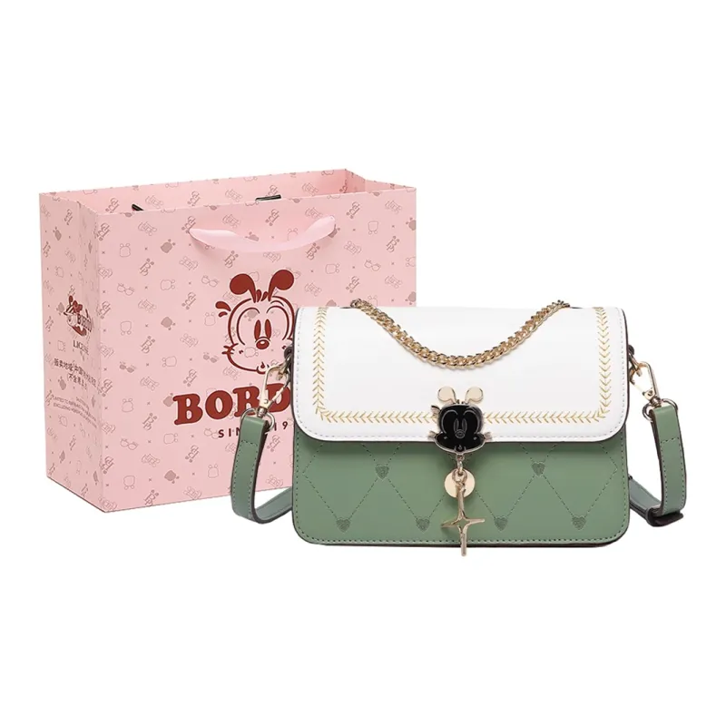 BOBDOG PU Advanced Touch Shoulder Bag Niche Shoulder Crossbody Bag Small Size Women's Multicolor-0