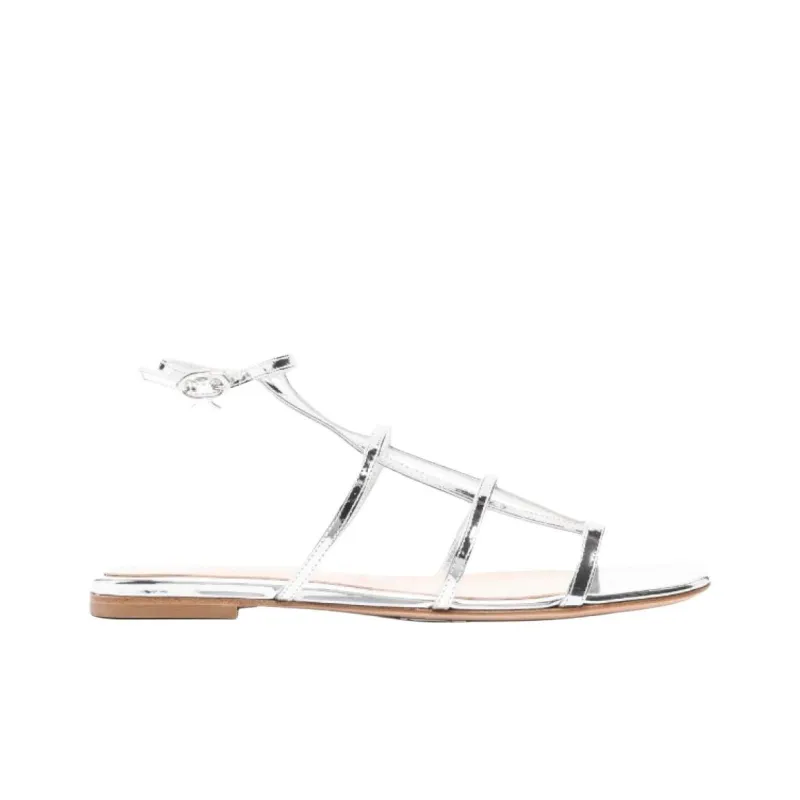 GIANVITO ROSSI One Strap Sandals Women's Silver-1