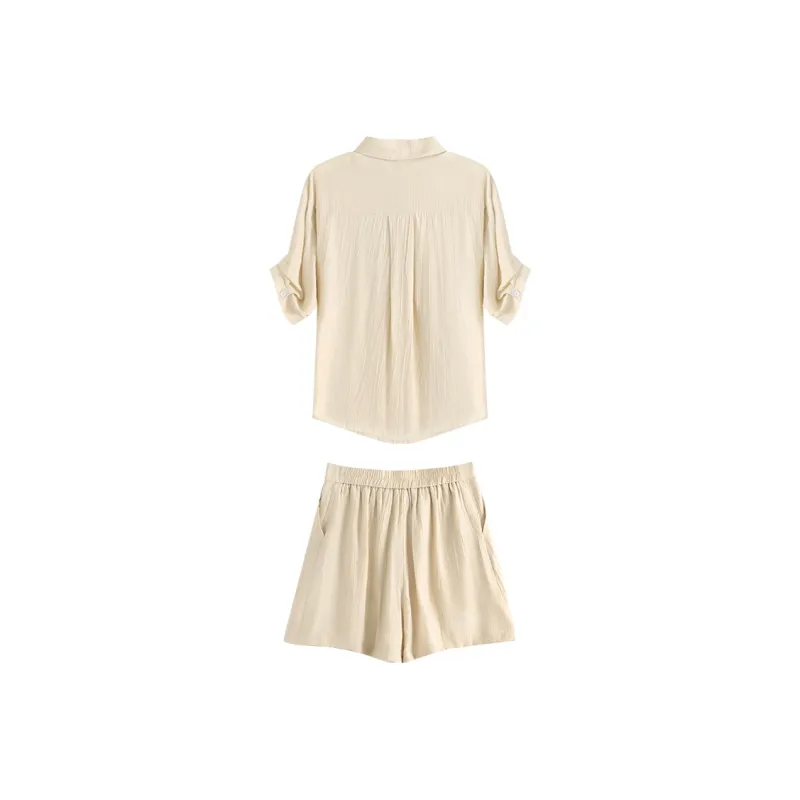 She Enjoys Casual Suit Women's Light Khaki-0