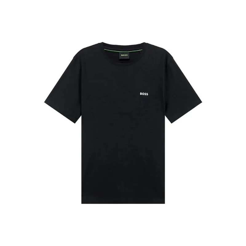 HUGO BOSS Pullover Short Sleeved T Shirts Men's Black-0