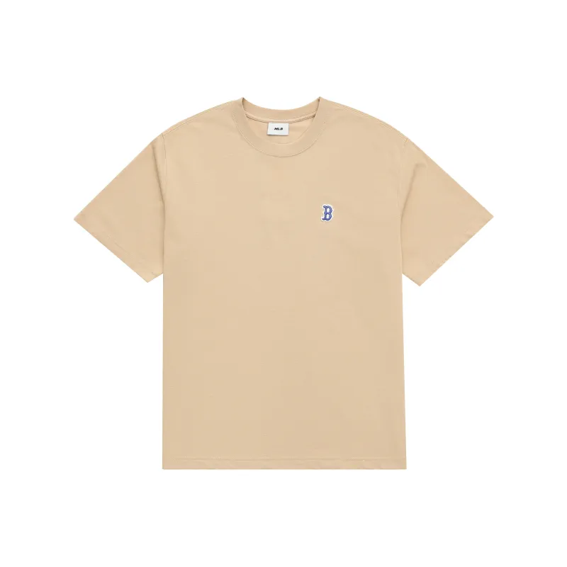 MLB Set in Sleeve T Shirt Unisex Sandy Brown-0
