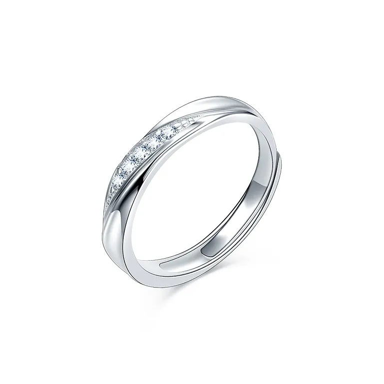 CENTURY&KINDLE S925 Silver Rings Unisex-7