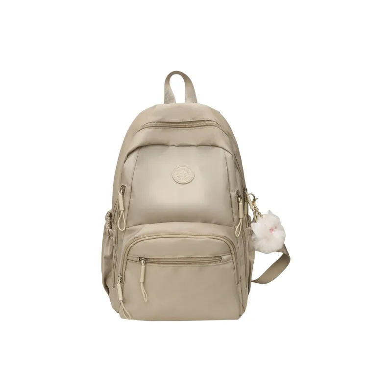 Deli Bear Nylon Backpack Regular Unisex Black \ Green \ Pink \ Khaki-15