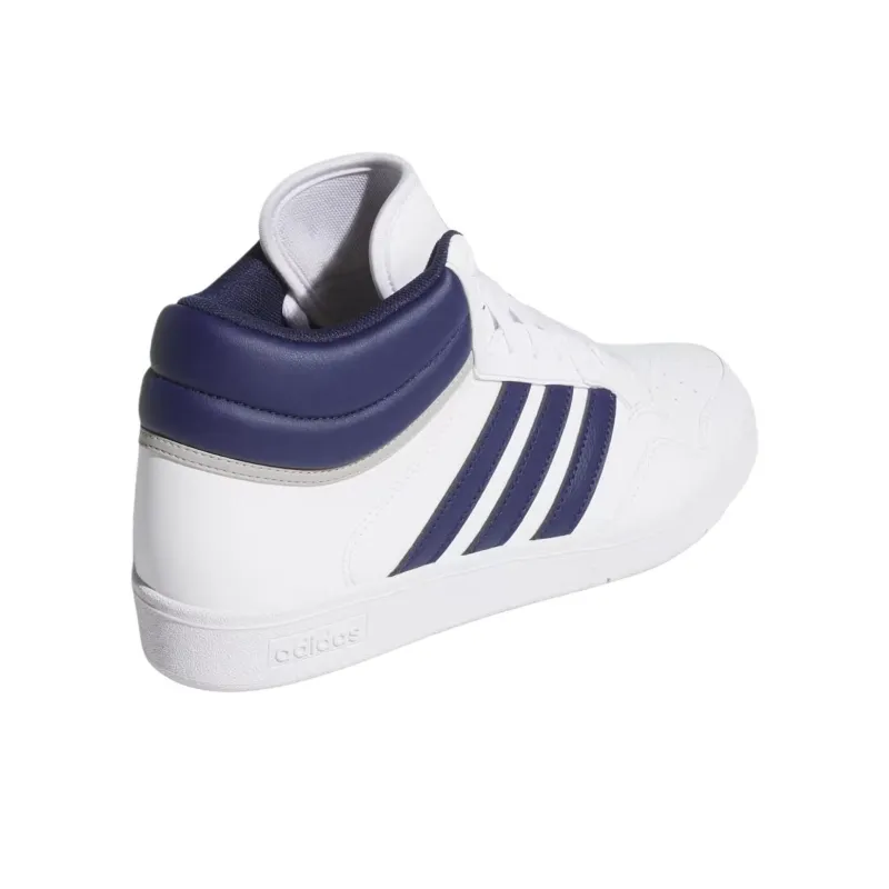 Hoops 4.0 Adidas Mid 'White Dark Blue'-3