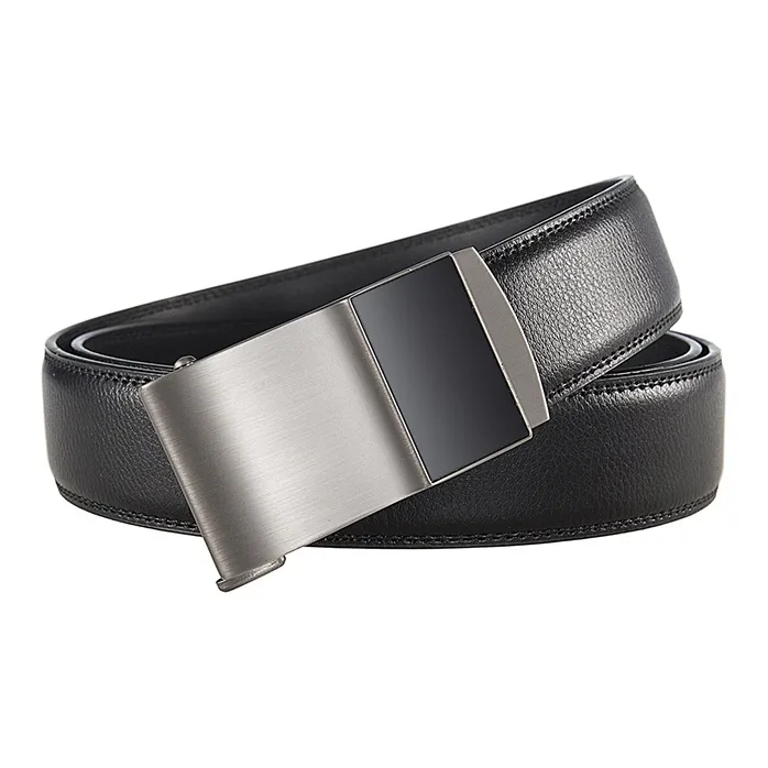 Yalu Cow Split Leather Belts Men's 3.5CM-1