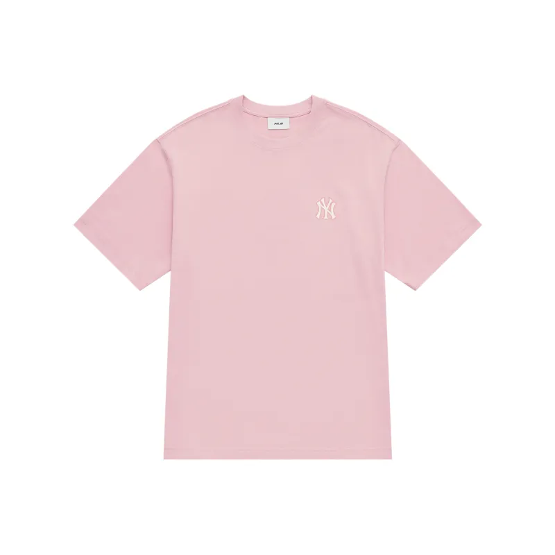 MLB MONOGRAM Collection New York Yankees SS25 T Shirt Unisex Pink-1