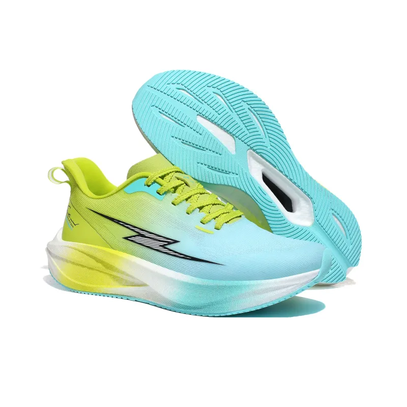 AVJV Running Shoes Unisex Low Top Neon Green-5