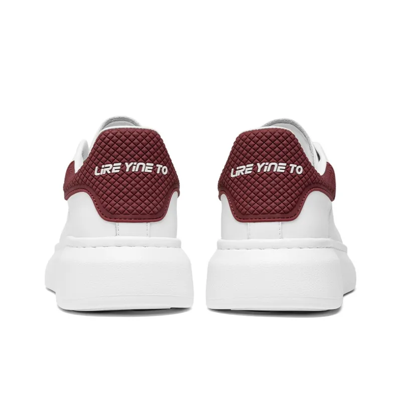 Desert Ram Slip Resistant Cushioning Wear Resistant Lightweight Height Increasing Low Top Skateboard Shoes Men's-9
