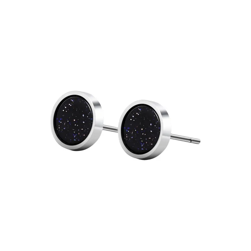 Danqin 925 Sterling Silver Stud Earrings Unisex-0