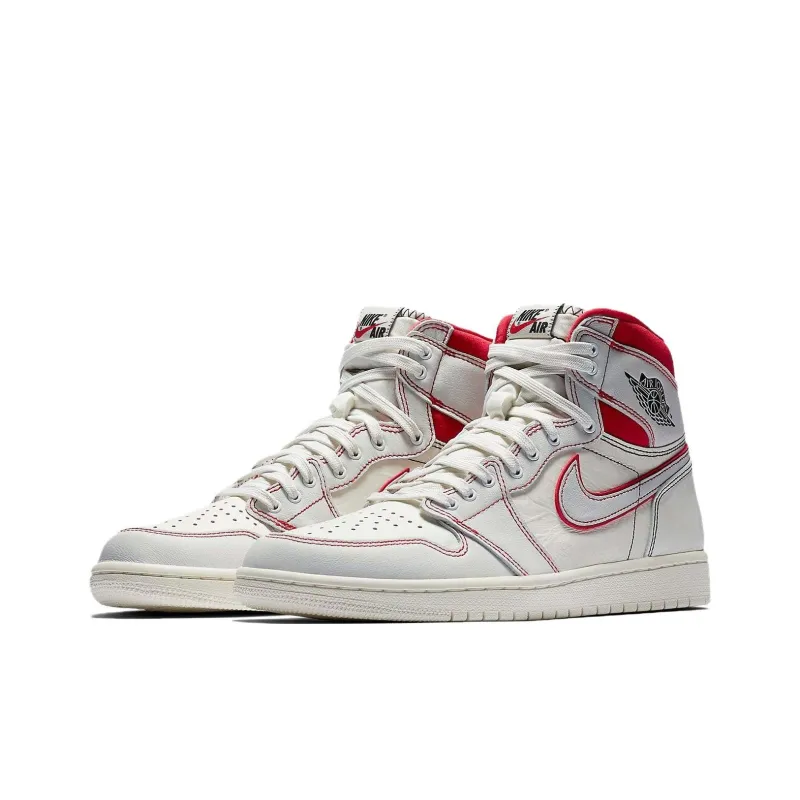 Jordan 1 Retro High 'Phantom Gym Red'-2