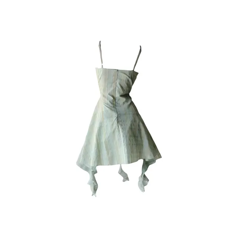 IQC Slip Dresses Women's Light Green-1