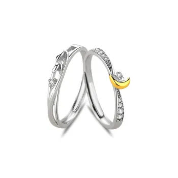 Old Fu Gold S925 Silver Rings Unisex