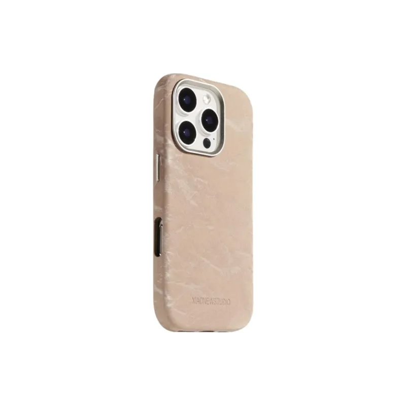 Wei Xin PC Material Snow Mountains Velour Textured Phone Cases Compatible With IPhone 16/15 Pro Max/Apple 13/14 Pro/Max-7