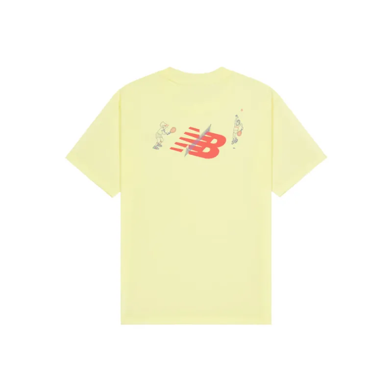 New Balance T Shirt Men's Bright Yellow-1