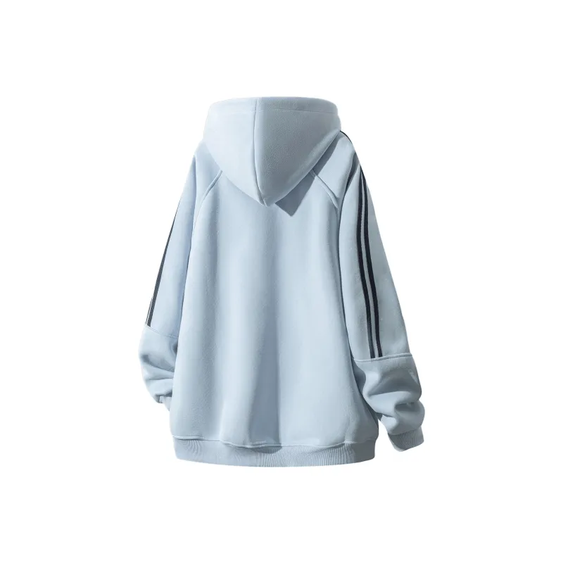 Warrior Huichao Riding The Wind Collection Sweatshirt Unisex White Heather Gray-9