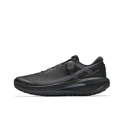 Anta Champion All Weather Series Cushioned Slip black Low Top Casual Running Shoes Men's Black