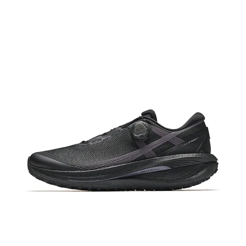 Anta Champion All Weather Series Cushioned Slip Resistant Low Top Casual Running Shoes Men's Black-0