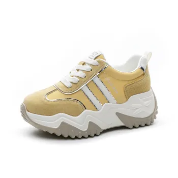 PLO CART Lightweight And Breathable Low Top Chunky Sneakers Women's