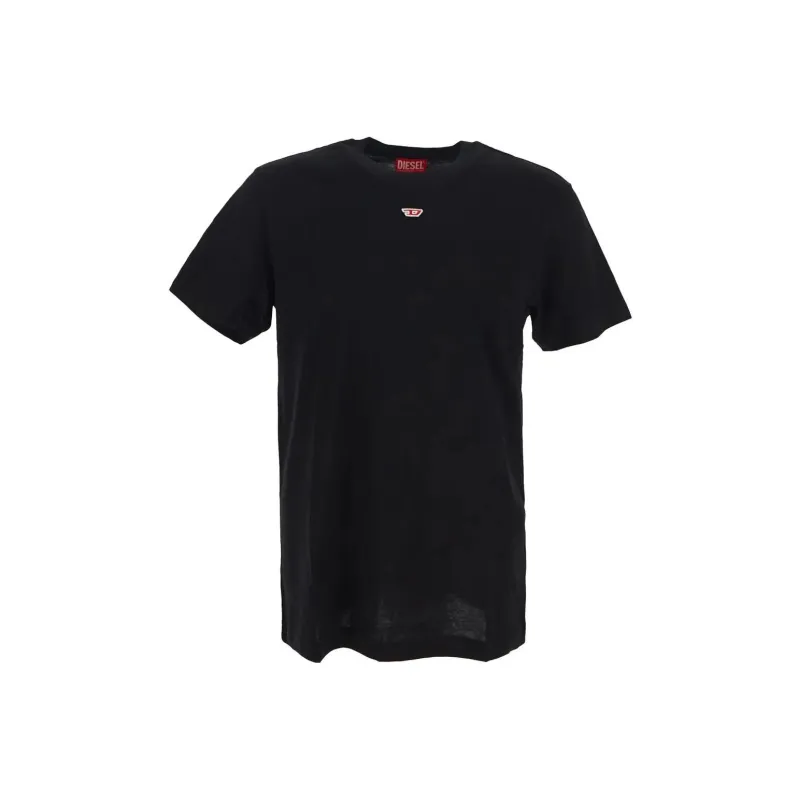 DIESEL Logo Embroidered Short Sleeved T Shirt-0