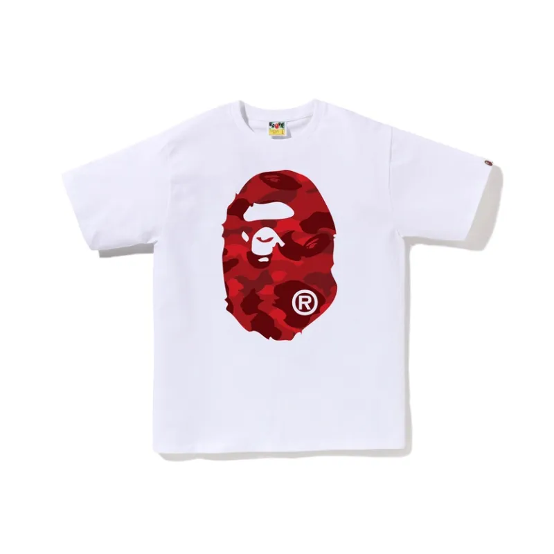 A BATHING APE Color Camo Big Ape Head Tee-8