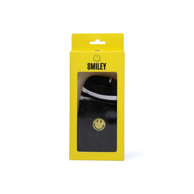 SMILEY Mid Calf Socks Unisex Combo Set-3