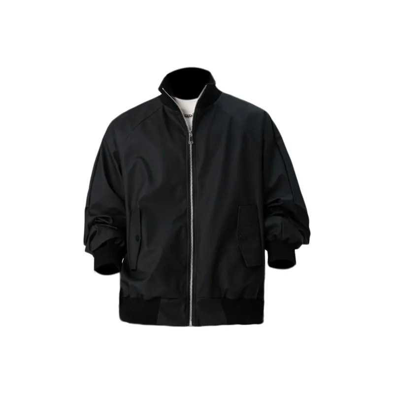 NOAHGIGI Pilot Jacket Spring Fall Premium Pimpernel Collar Coat Unisex-3
