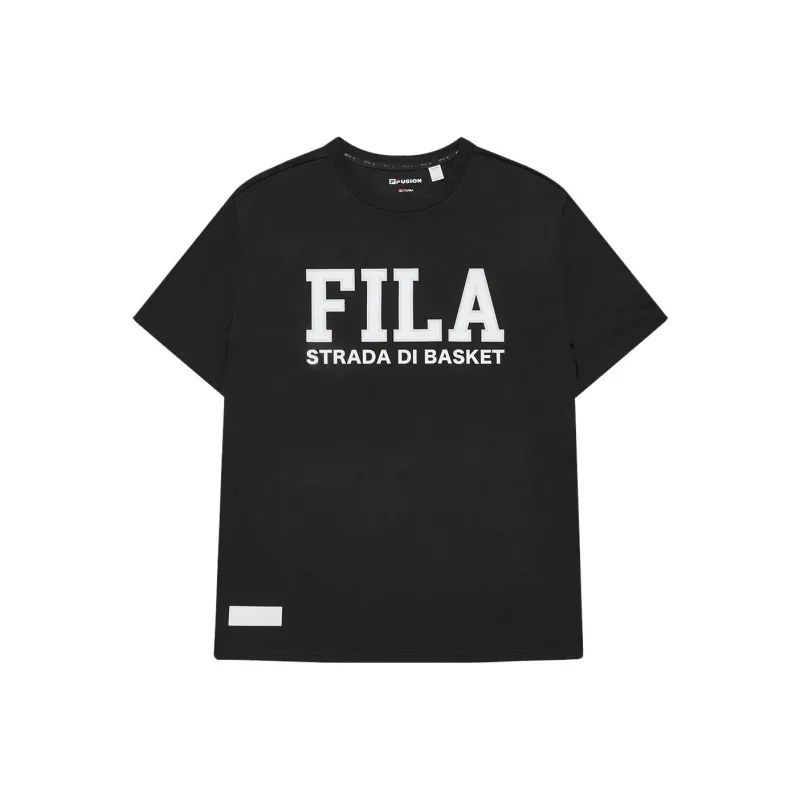 FILA FUSION T Shirt Men's Pitch Black-0