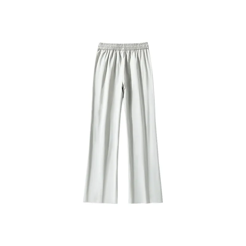Caramella Casual Pants Unisex White Heather Gray-2