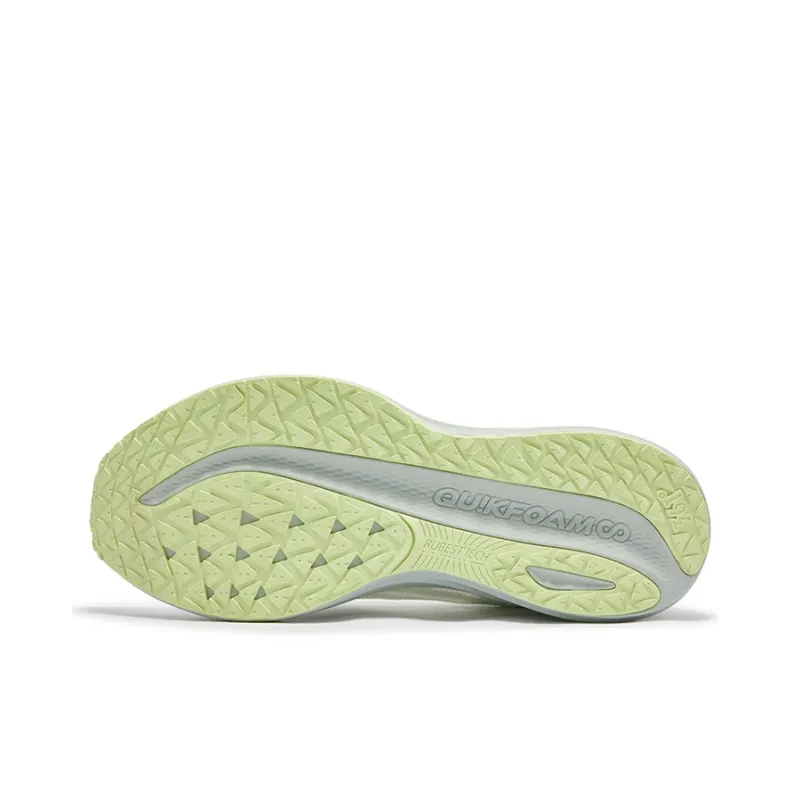 361° Feng Yi Anti Slip Wear Resistant Low Top Casual Running Shoes Men's White Green-4