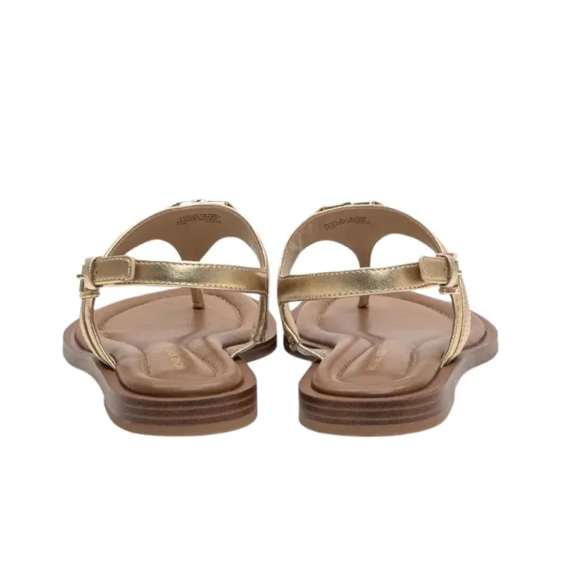 MICHAEL KORS One Strap Sandals Women's Gold-4